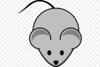 souris blanche lunette noire dessin animac