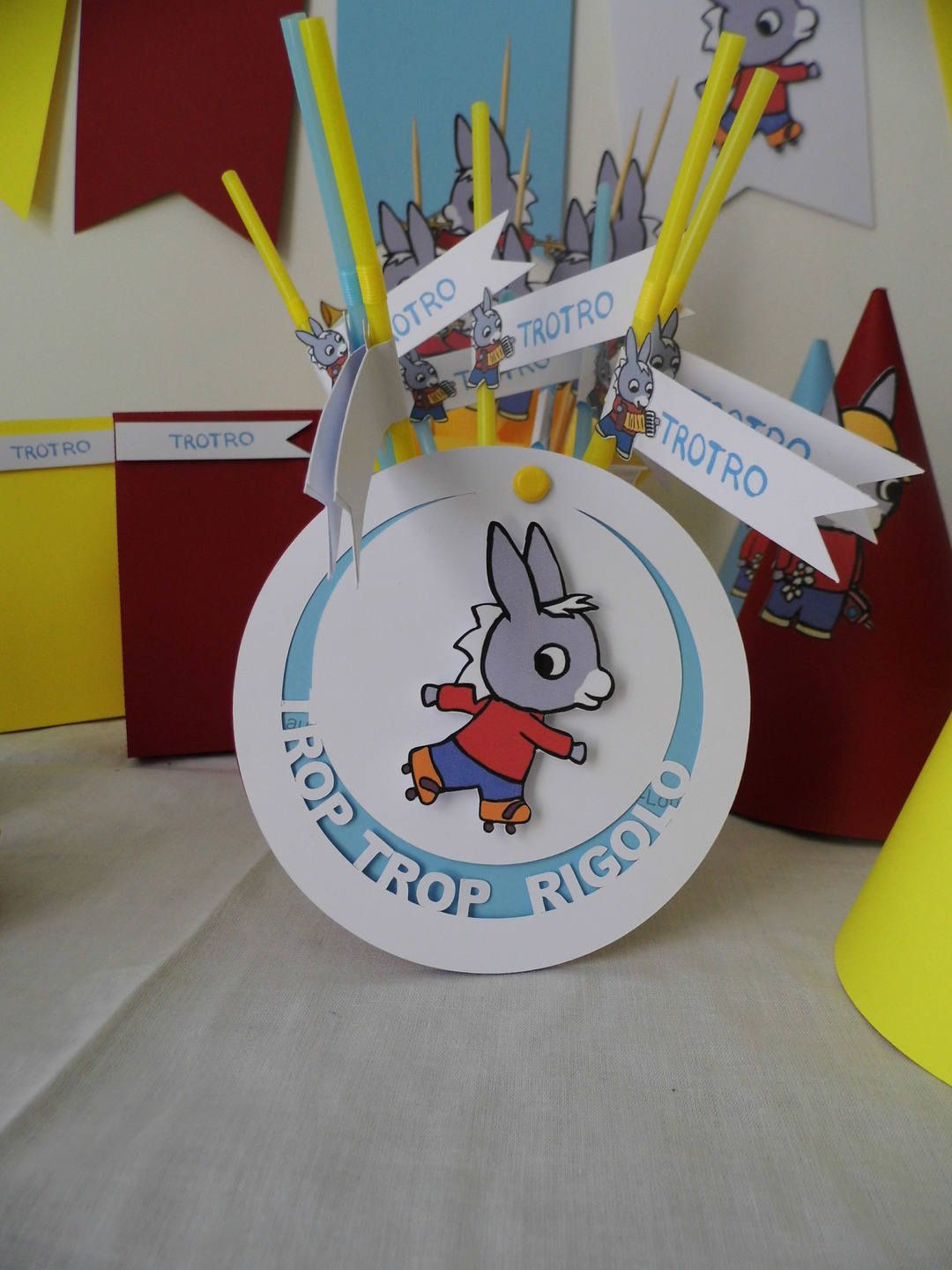 Kit Anniversaire " Ane Tro-Tro" De La Boutique Decorely avec L Âne