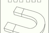 magnet coloring page