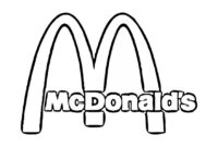 mcdonalds color pages mcdonalds color pages