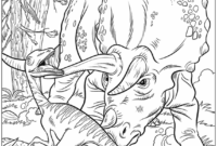 jurassic world camp cretaceous coloring page
