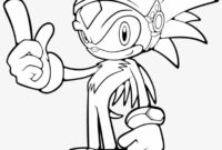 sonic coloring pages silver