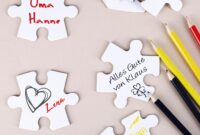 putzzle 4 teile herz