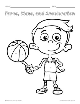 Force And Motion Coloring Pages Sketch Coloring Page
