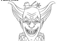 pennywise coloring page