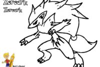 zoroark coloring pages