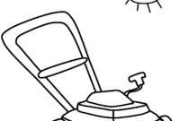 lawnmower coloring pages lawnmower coloring pages