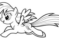 rainbow dash coloring page rainbow dash coloring page