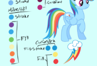 rainbow dash color rainbow dash color