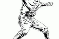baseball glove coloring page baseball glove coloring page