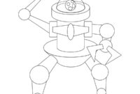 coloriage en ligne robot