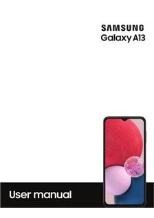 Samsung Galaxy A13 Printed Manual