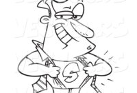 super dad coloring page