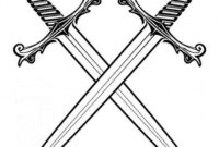 sword coloring page sword coloring page