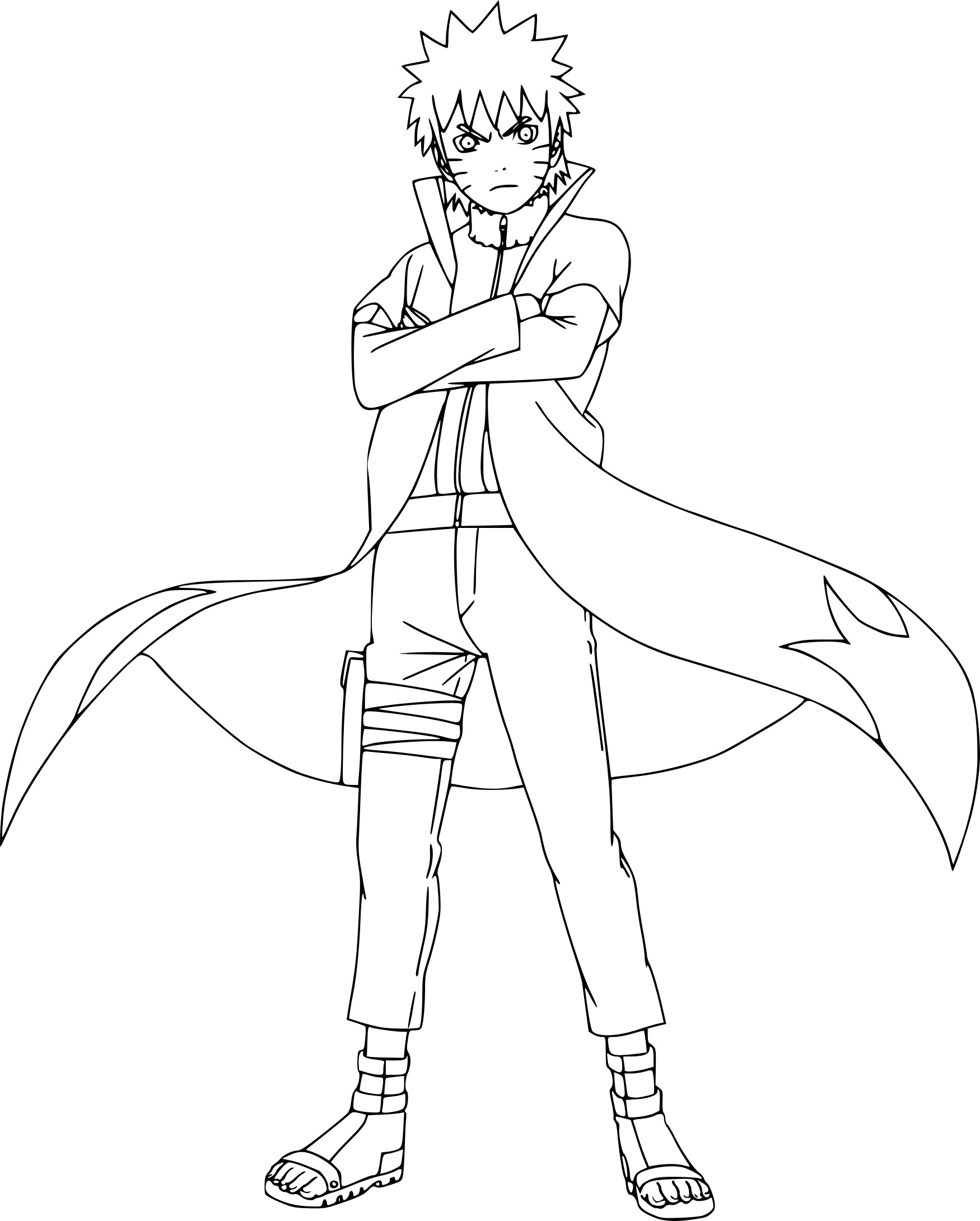 Naruto Shipuden Coloriage - GreatestColoringBook.com