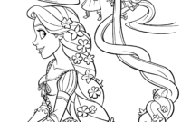 coloriage a imprimer de raiponce