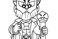 brawl stars coloring pages amber