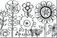 printable wildflower coloring pages printable wildflower coloring pages