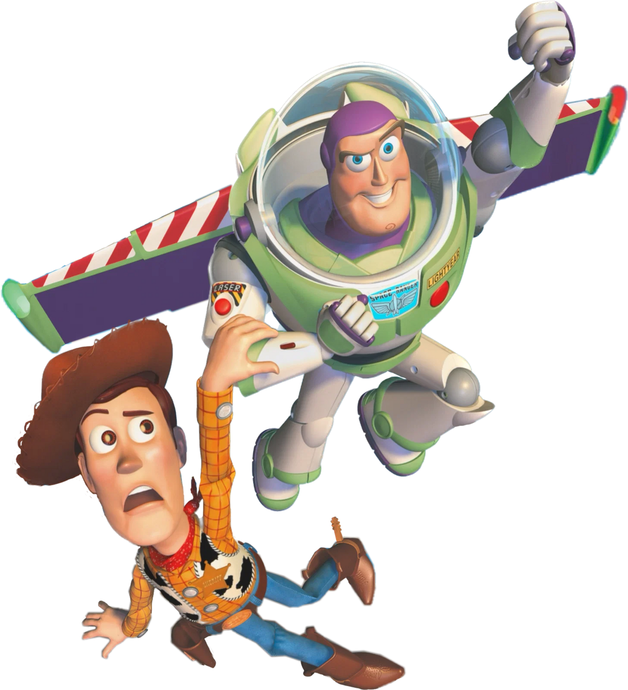 Woody and Buzz (Toy Story) PNG by jakeysamra on DeviantArt