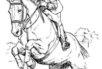 cross country jumping horse coloring pages cross country jumping horse coloring pages