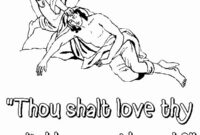 love your neighbor coloring page love your neighbor coloring page