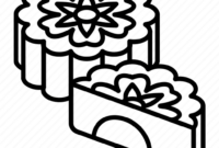 mooncake coloring page mooncake coloring page