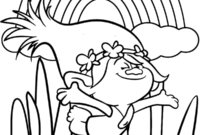 poppy troll coloring page poppy troll coloring page