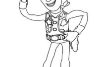 coloring page woody