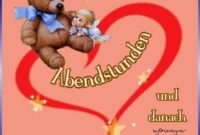 text guten abend gute nacht