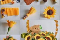 sonnenblumen basteln mit kindern