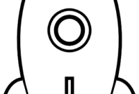 rocket ship template printable