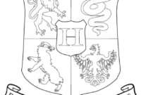 hogwarts logo coloring pages hogwarts logo coloring pages