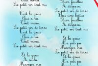 comptine enfant parole
