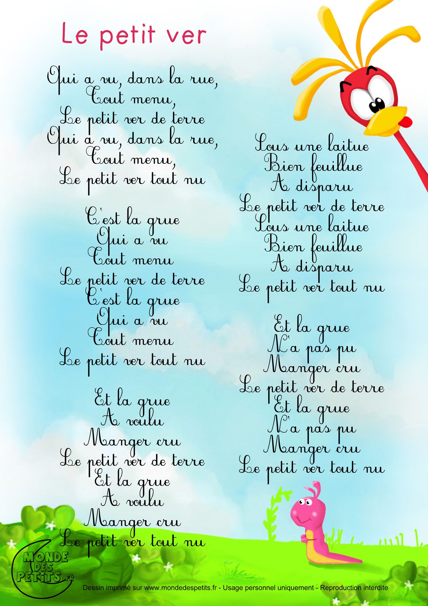 Épinglé sur Chanson et comptine