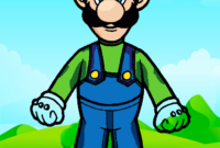 tete de luigi dessin