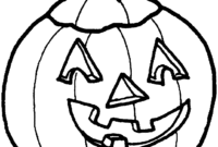 pumpkin face coloring pages