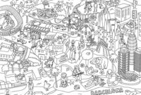 set de table coloriage