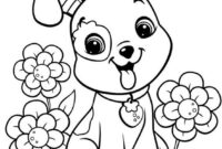 easter puppy coloring pages easter puppy coloring pages
