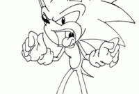 sonic tails knuckles coloring page