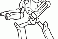 coloring page robot coloring page robot