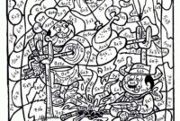 coloriage magique table de 4 ce1