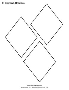 Blank-Rhombus-Template - Tim's Printables