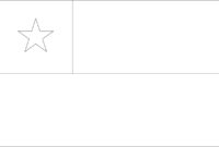 chile flag coloring page chile flag coloring page