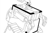 wall e coloring page