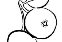 cranberry coloring page