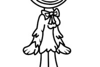 huggy wuggy kissy missy coloring page huggy wuggy kissy missy coloring page