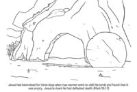 easter tomb coloring page easter tomb coloring page