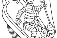 mummy coloring pages