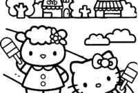 hello kitty and friends coloring page hello kitty and friends coloring page