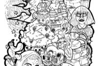 coloring pages horror